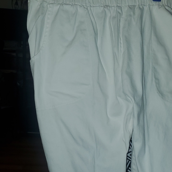 Woman Within White Straight Leg Jeans - Picture 2 of 3